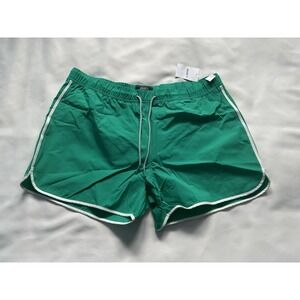 Forever 21 Mens Green  Athletic Short  Elastic Waist Drawstring Pockets Size 2XL